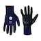 Ge Coated Gloves, Nitrile, Smooth, Royal Blue/Black, 2XL 1 PR GG2152XLC - alternate 1